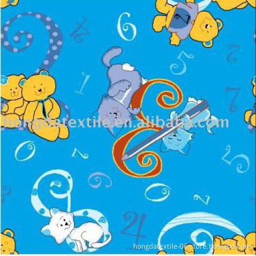Printed fabric for baby clothing